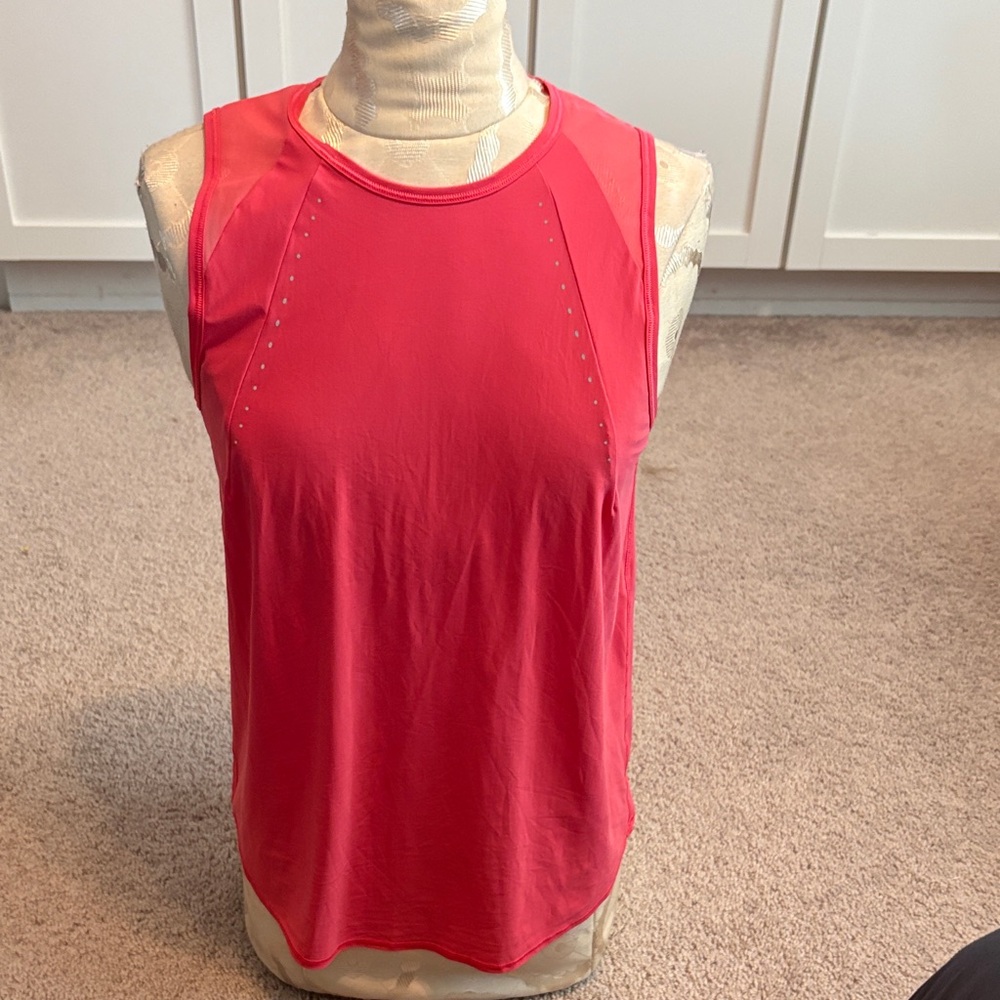 Lululemon Athletica Red Tank Top